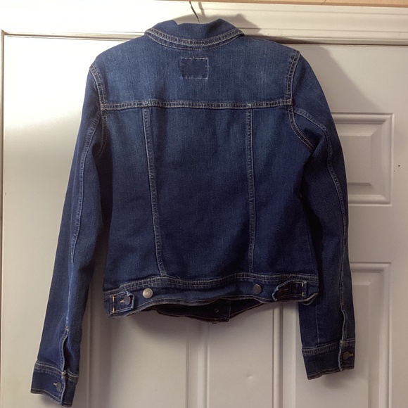Old Navy dark wash denim jean jacket, size M Medium - Picture 4 of 7